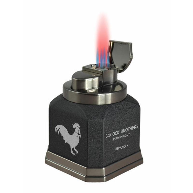 Bocock Brothers Quad Flame Cigar Lighter - Gunmetal