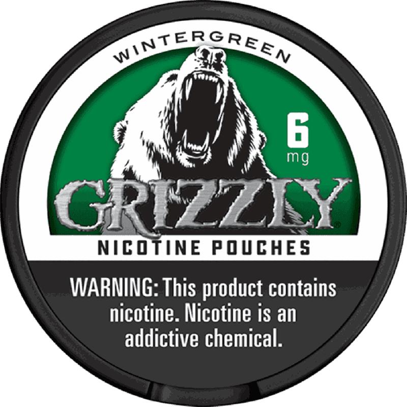Grizzly Nicotine Pouches Wintergreen