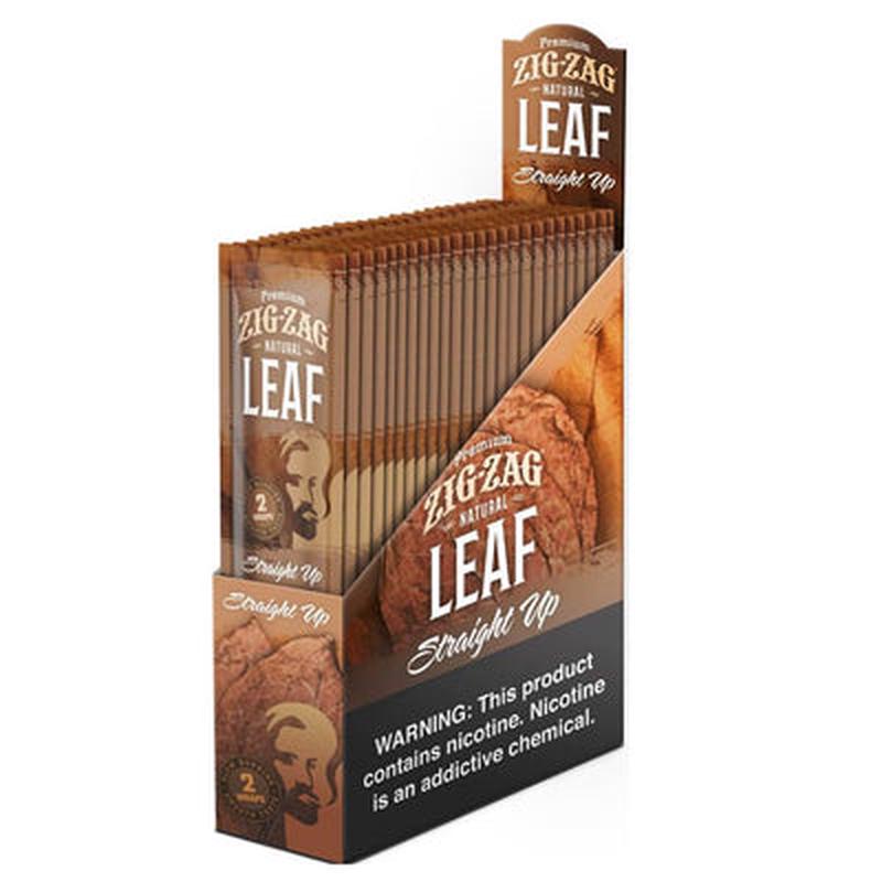 Zig Zag Natural Leaf Wraps Straight Up