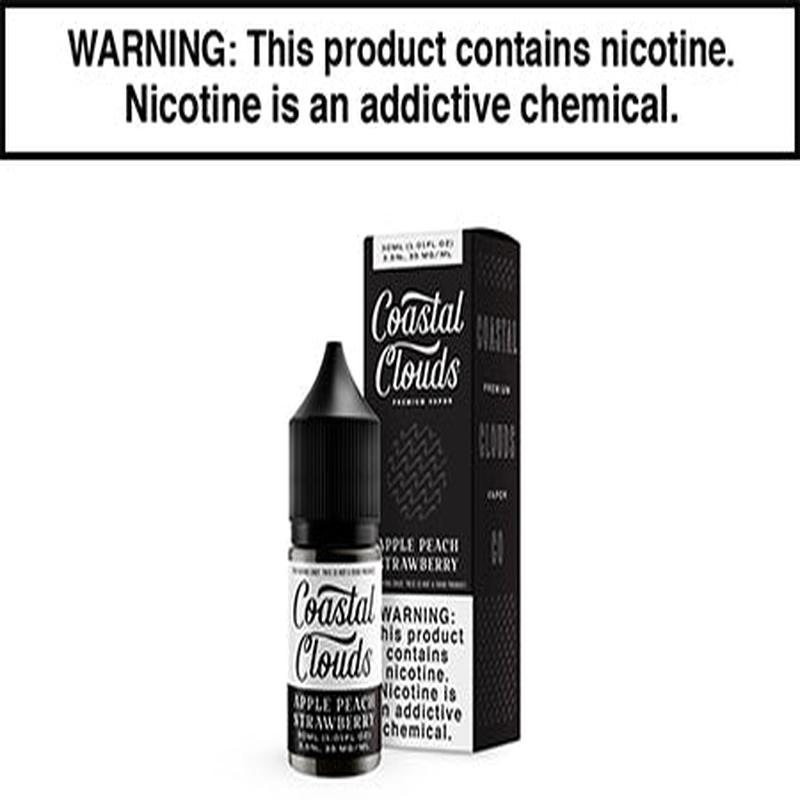 APPLE PEACH STRAWBERRY BY COASTAL CLOUDS CO SALT 30ML
