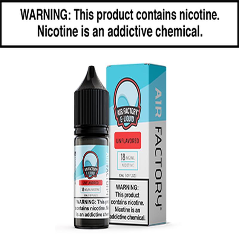 UNFLAVORED BY AIR FACTORY SALT 30ML