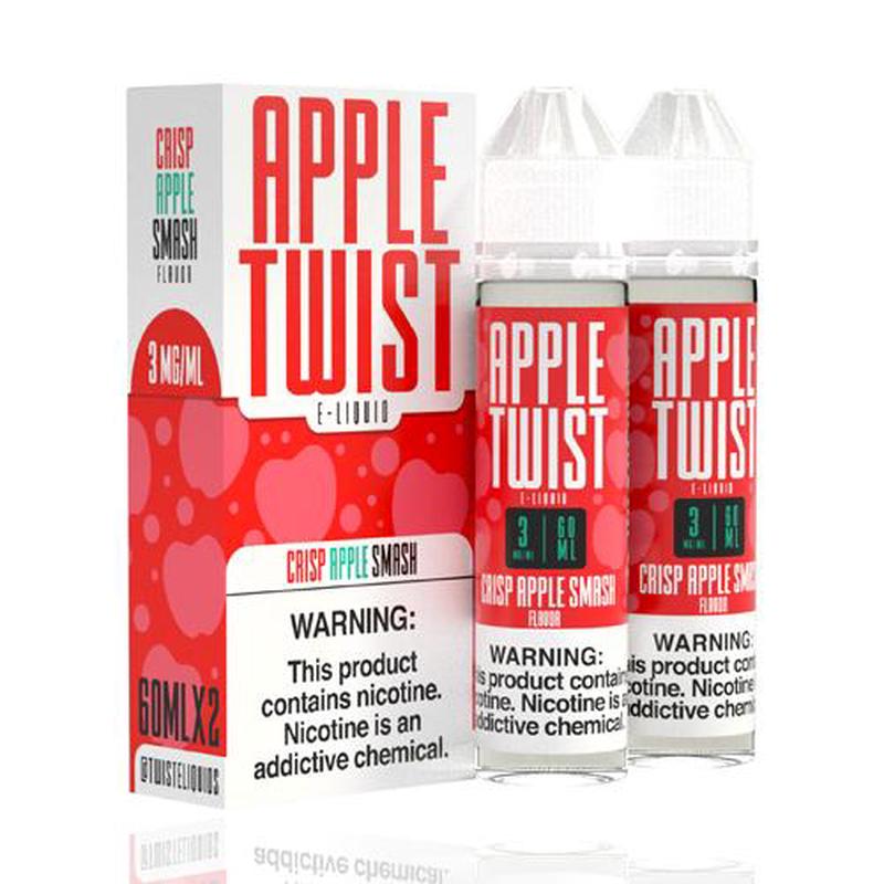 Apple Twist Crisp Apple Smash 2x60ml Vape Juice
