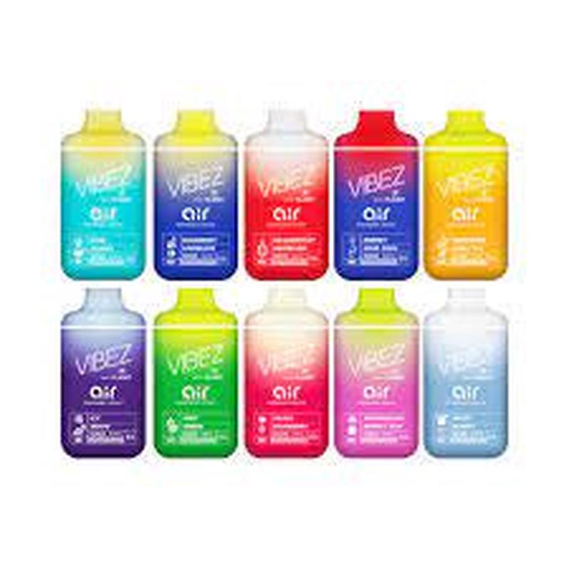 Vibez Air Disposable Vape 5% Nicotine 6000 puffs