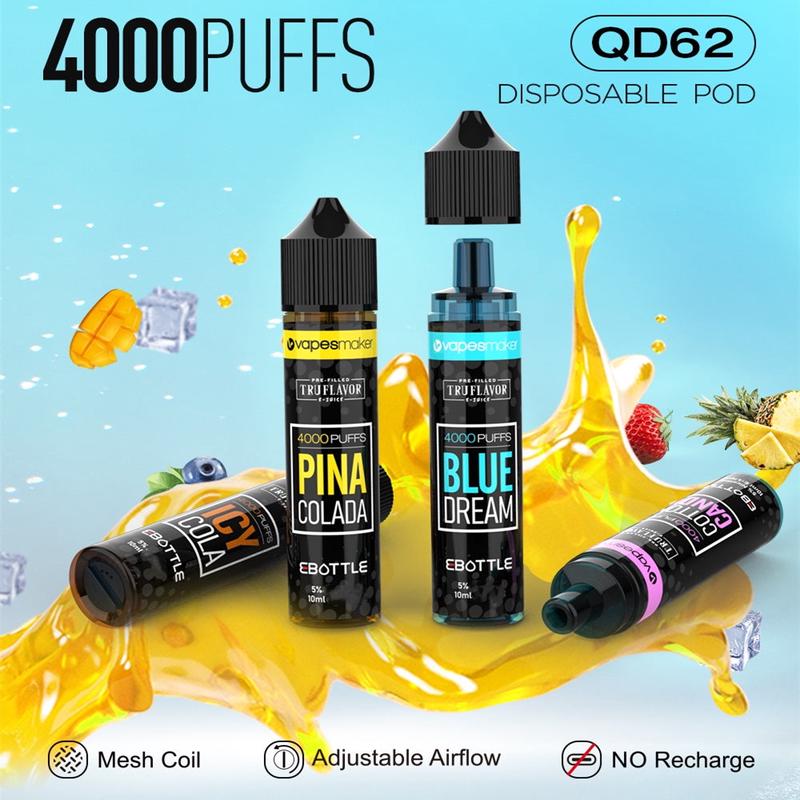 Vapmod QD62 4000 Puffs 10ml