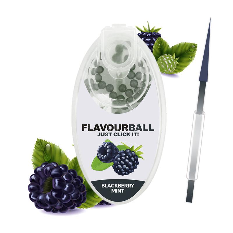 100 stk Cool Blackberry Mint Flavour Balls i Pod