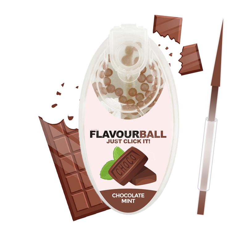 100 stk Cool Chocolate Mint Flavour Balls i Pod