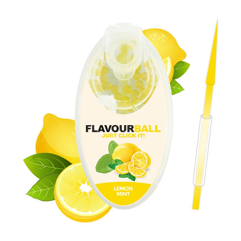 100 stk Cool Lemon Mint Flavour Balls i Pod