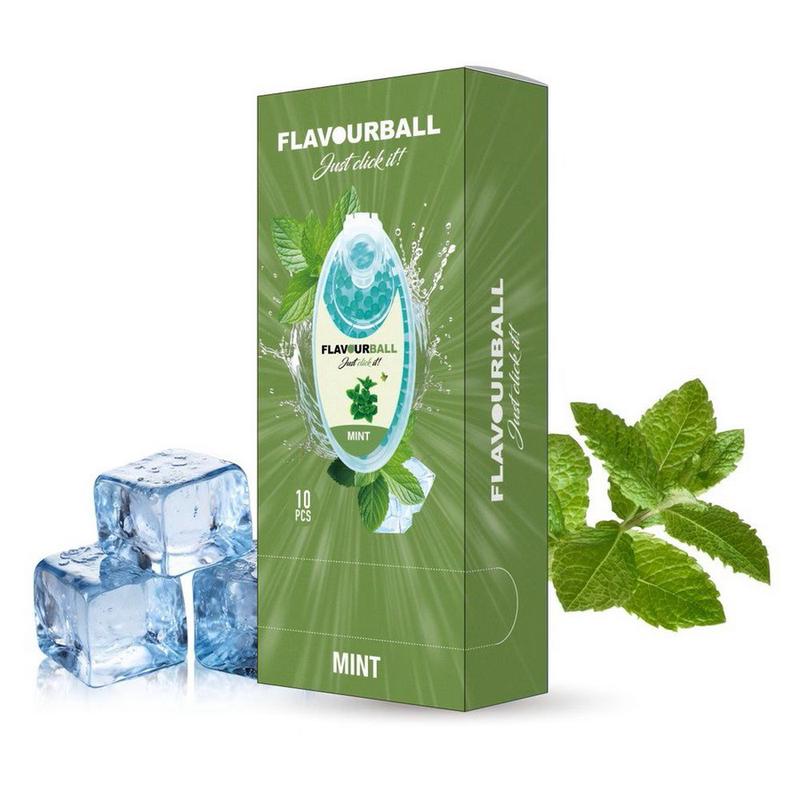 10 x 100 stk Mint Flavour Balls i Pod