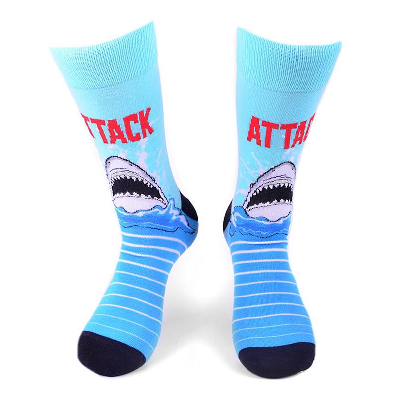Shark Attack Socks - Sjove Strmper