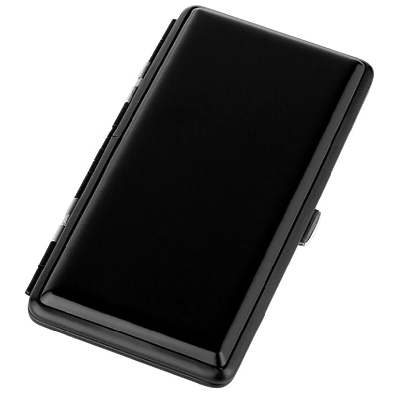 Angelo Cigaret Etui til 120 mm SLIM cigaretter - Sort Hjglans