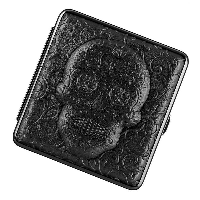 Angelo Schwarze Totenkopf Cigaretetui til 20 King Size