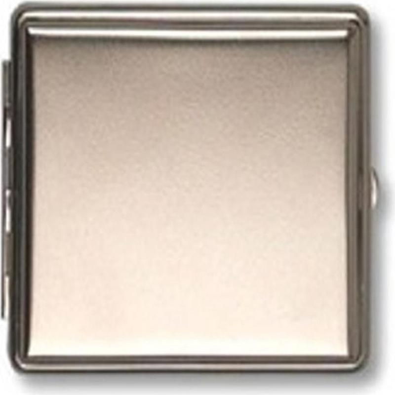 vom Hofe Cigaret Etui - 26 King Size - Mat Chrom