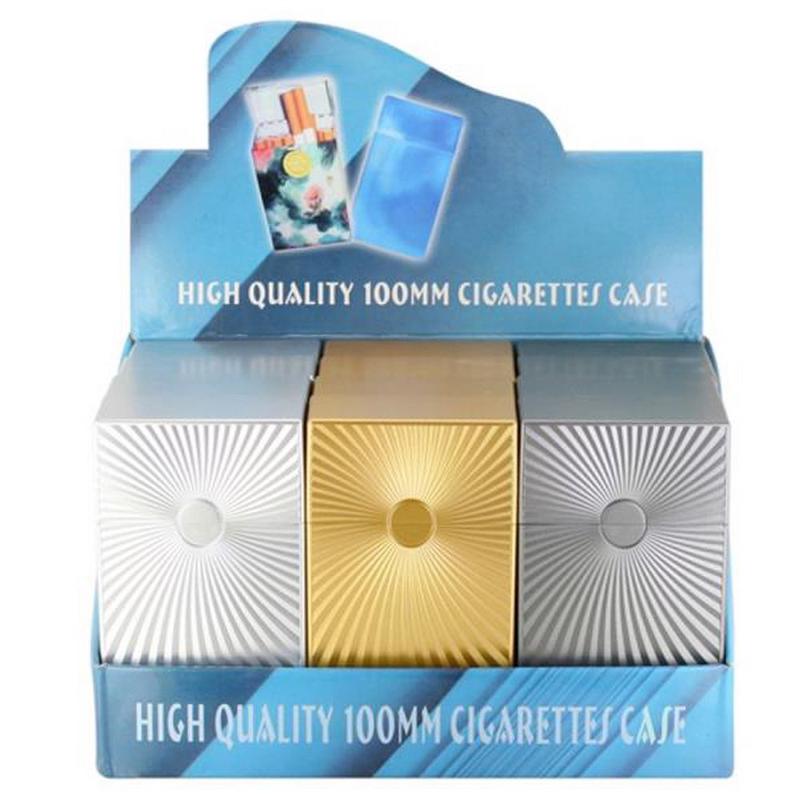 ZORR Metallic Cigaretbox - 20 100S (Lange) - 3 Farver