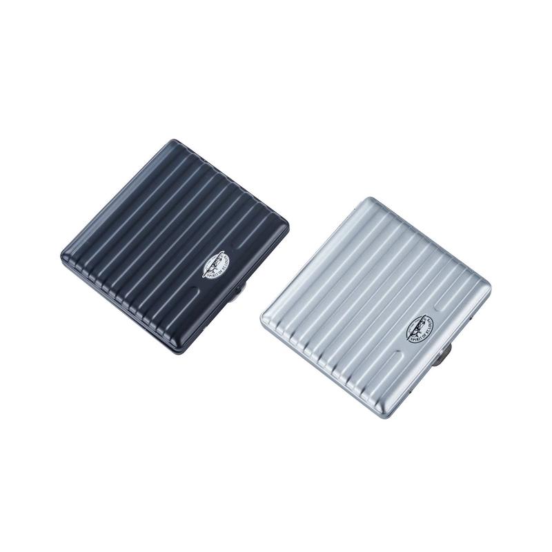 Laguiole SPIRIT OF ST.LOUIS cigaret etui - Sort & Slv