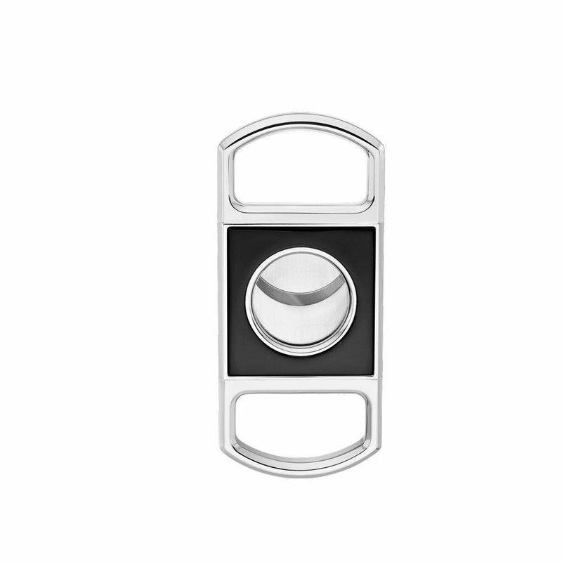 S.T. Dupont 2 Finger Cigar Cutter - Black Lacquer & Chrome