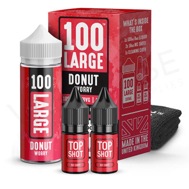 100 Large Donut Worry 100ml 0mg