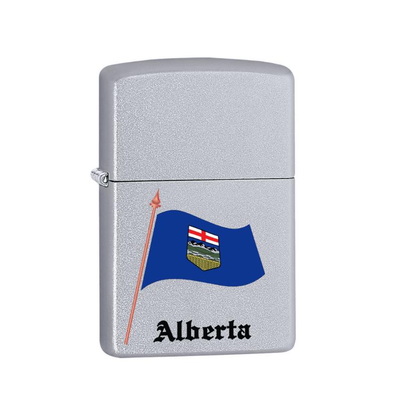 Zippo Souvenir Flag of Alberta