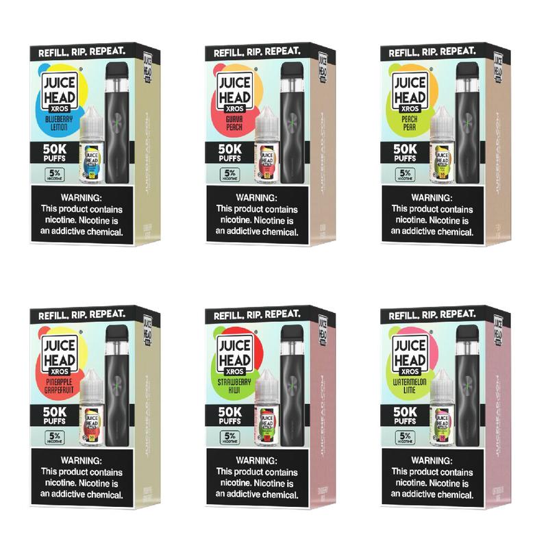 Vaporesso XROS 4 Mini Pod Kit + Juice Head 30mL (Collab Bundle)