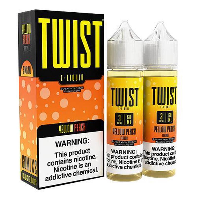 Yellow Peach Twist ELiquids 120mL