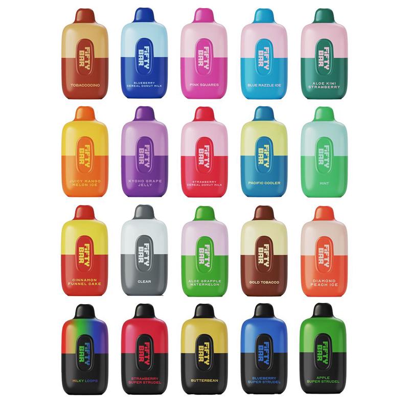 Fifty Bar Disposable 6500 Puffs 16mL 50mg