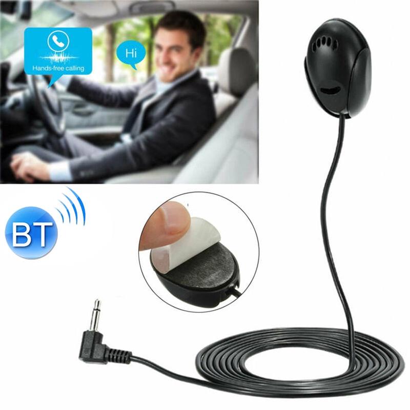 3.5mm Car Bluetooth Microphone - External GPS Navigation Speaker Mic 3m Cable