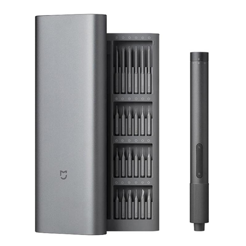 25 in 1 Original Xiaomi Mijia Electric Precision Screwdriver Kit Rechargeable Magnetic Aluminum Case