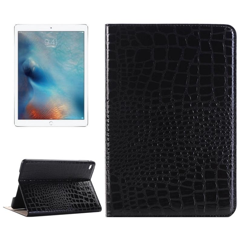 Crocodile Texture Leather Case for iPad Pro 12.9 inch - Flip Wallet with Card Slots & Stand