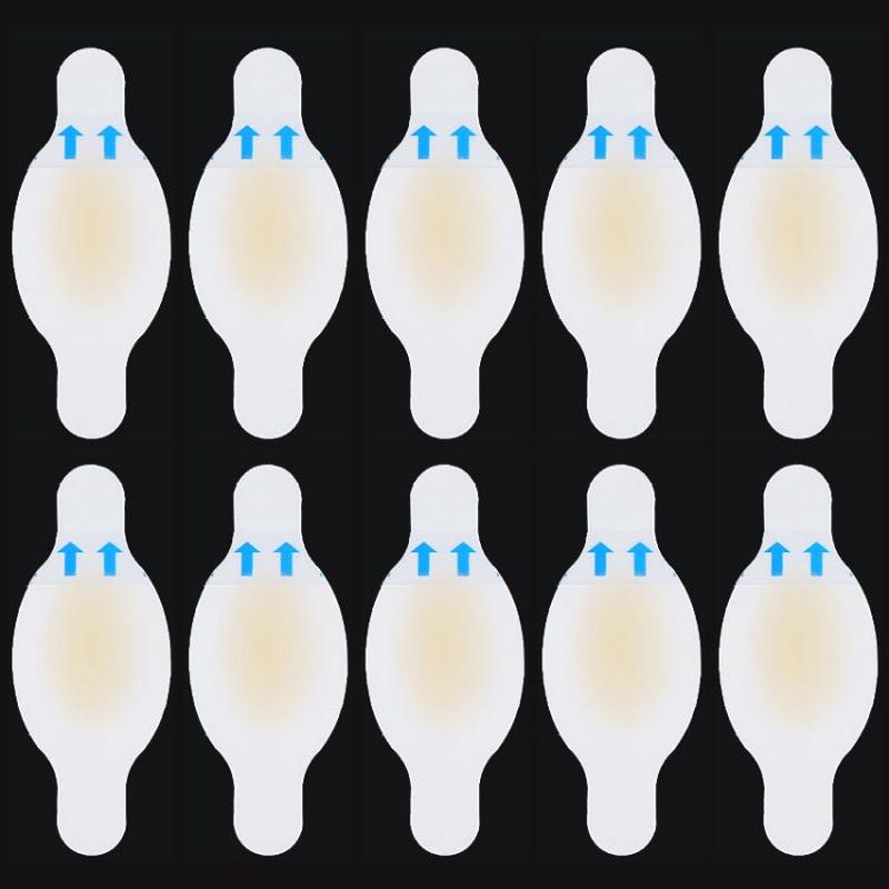 10 Pack Hydrogel Blister Plasters for Heels - Foot Care Slip-On Heel Protectors 28x69mm