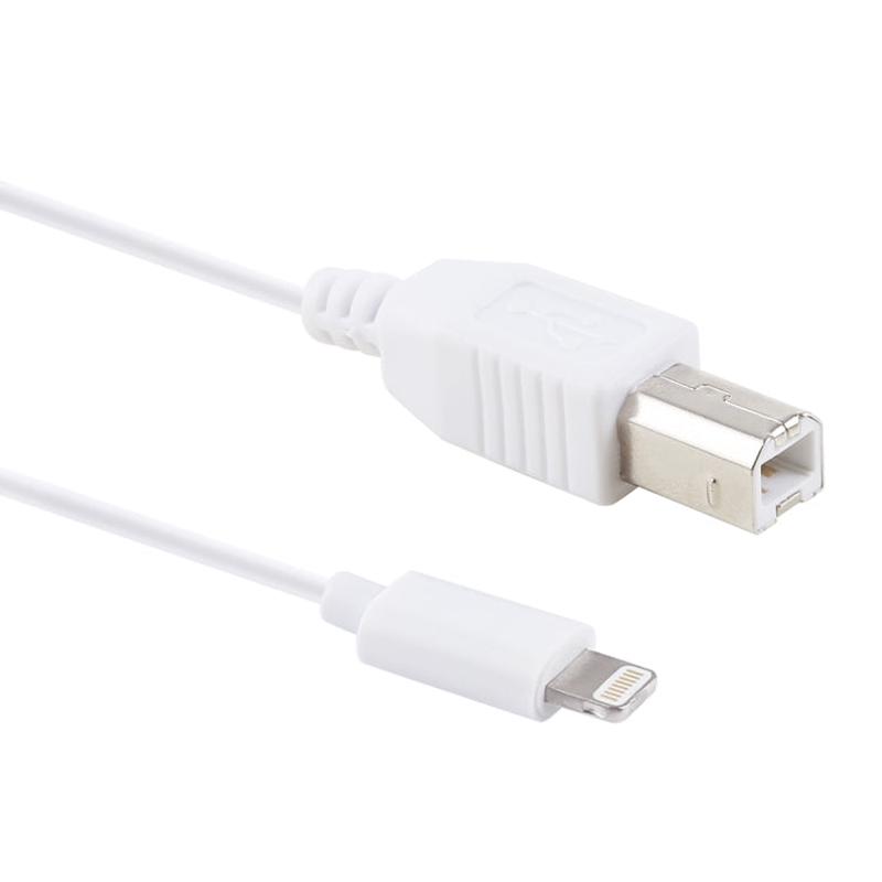 8 Pin to USB Type-B MIDI Cable for Piano - 1m - iPhone & iPad Compatible