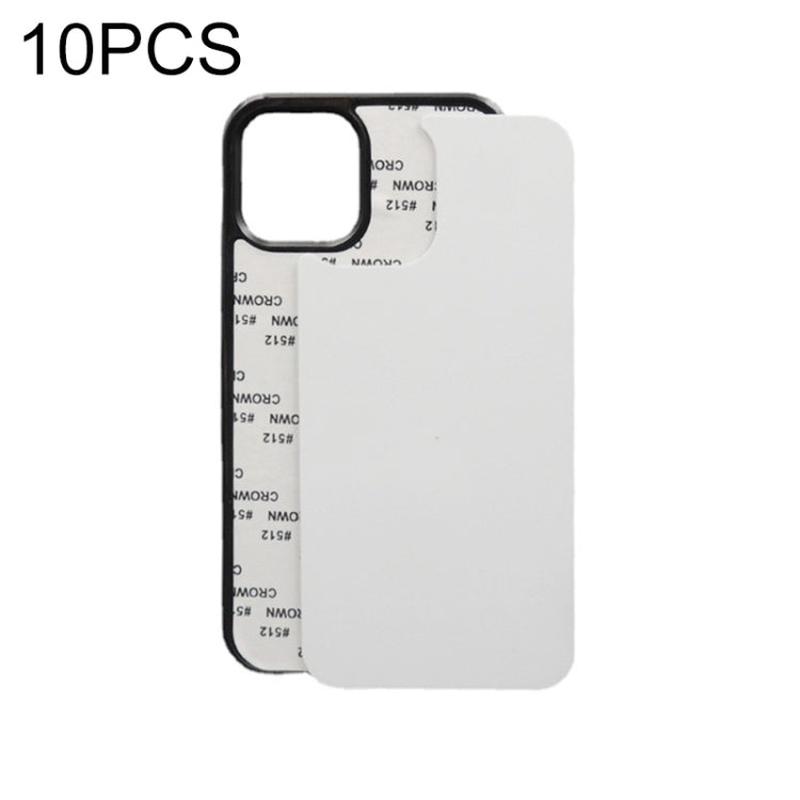 10 Pack Blank Sublimation Phone Cases for iPhone - 2D Heat Transfer DIY Custom Cases