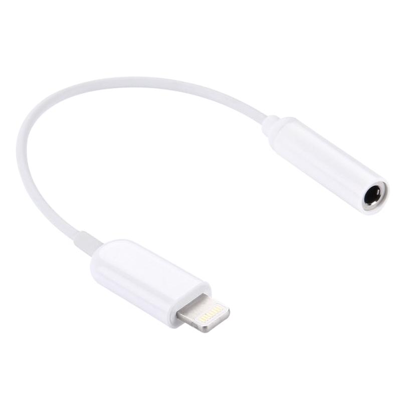 8 Pin Lightning to 3.5mm AUX Audio Adapter Cable - 10cm