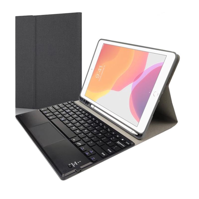 iPad 10.2 Bluetooth Keyboard Case with Touchpad & Pen Slot - Detachable Magnetic Design