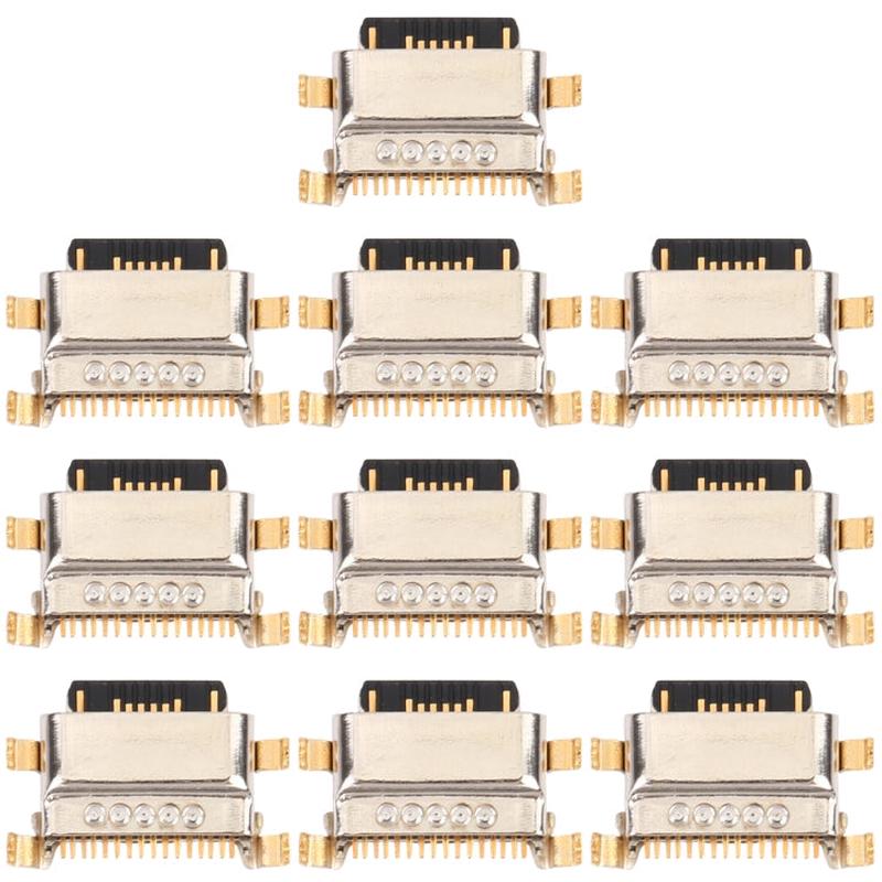 10 PCS Charging Port Connector for Xiaomi Redmi 8A / Redmi 8 / Redmi 8A Dual / Redmi 8A Pro - USB Dock Replacement Parts