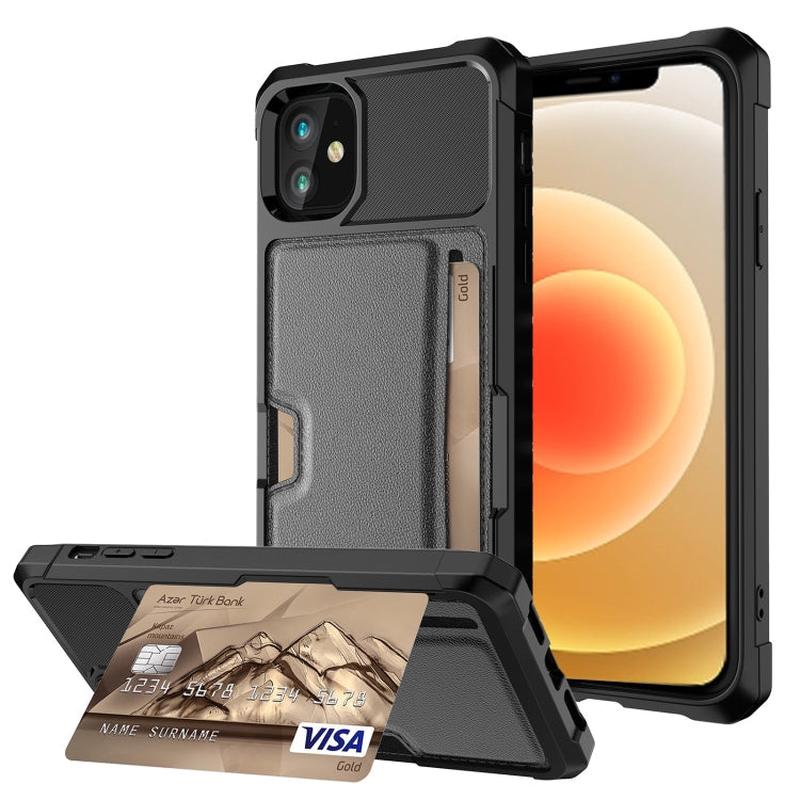 iPhone Card Slot Holder Case - Wallet Phone Case for iPhone 12/13 Series