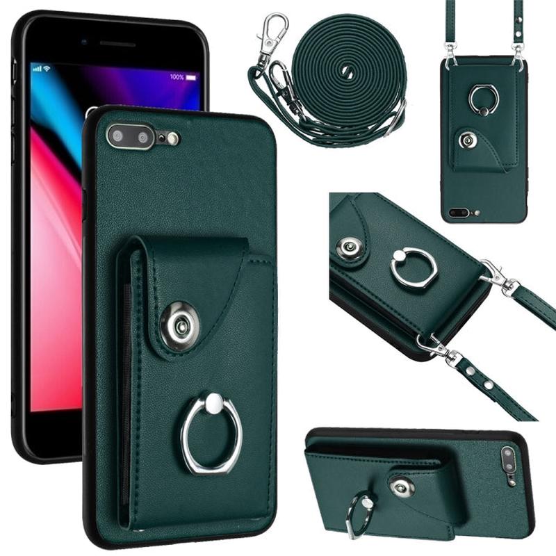 Organ Card Bag Ring Holder Phone Case with Long Lanyard