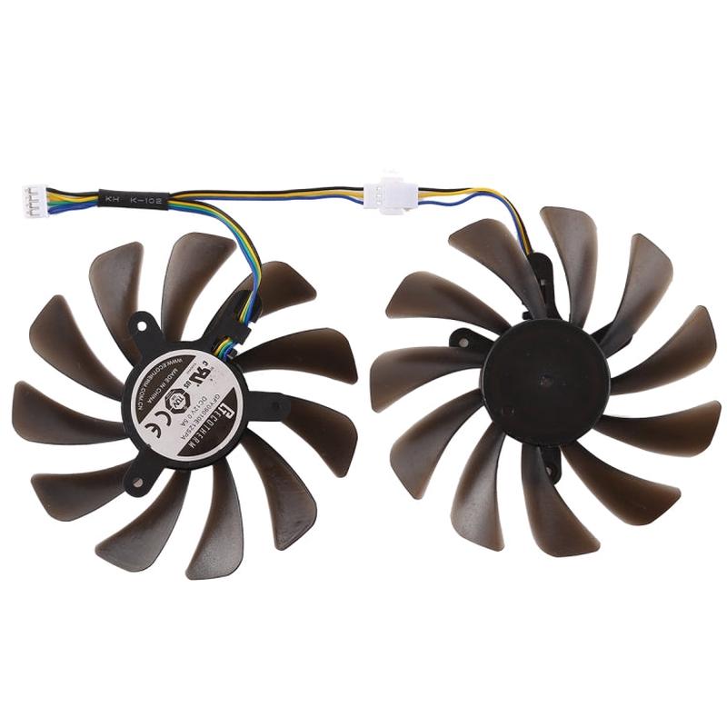 Zotac GTX 1080 Ti Cooling Fan - Dual 95mm 4-Pin Replacement Fan for GTX 1080Ti AMP Edition