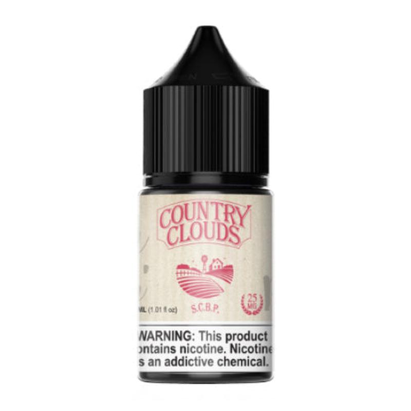 Country Clouds Salt Strawberry Corn Bread Puddin\' eJuice
