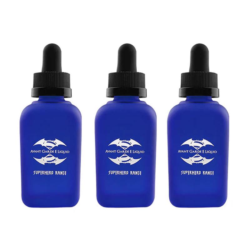 0mg Avant Garde E-liquid Superhero Range Range Glass Shortfill 50ml (Various VG/PG) (BUY 1 GET 1 FREE)