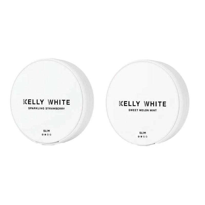 Short Dated :: 10mg Kelly White Medium Slim Nicotine Pouches - 20 Pouches