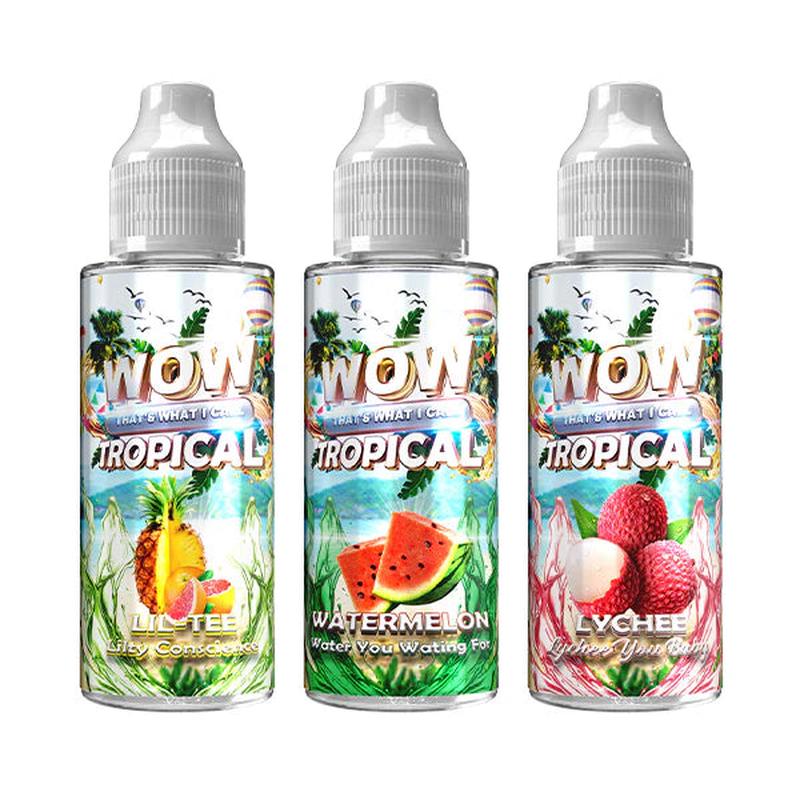 Wow That\'s What I Call Tropical 100ml Shortfill 0mg (70VG/30PG)