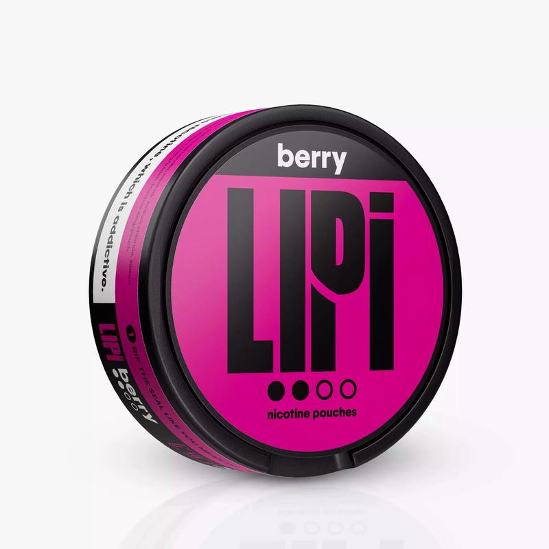 LIPI Berry Nicotine Pouches - 6mg/0.6% per pouch: 15 Pouches