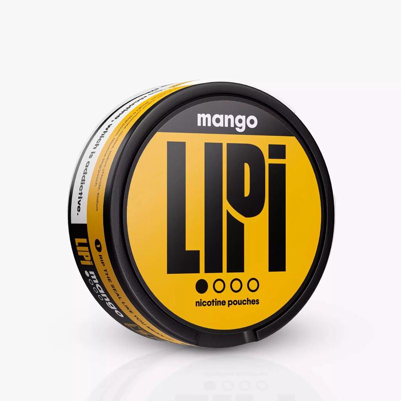 LIPI Mango Nicotine Pouches - 3mg/0.3% per pouch: 15 Pouches