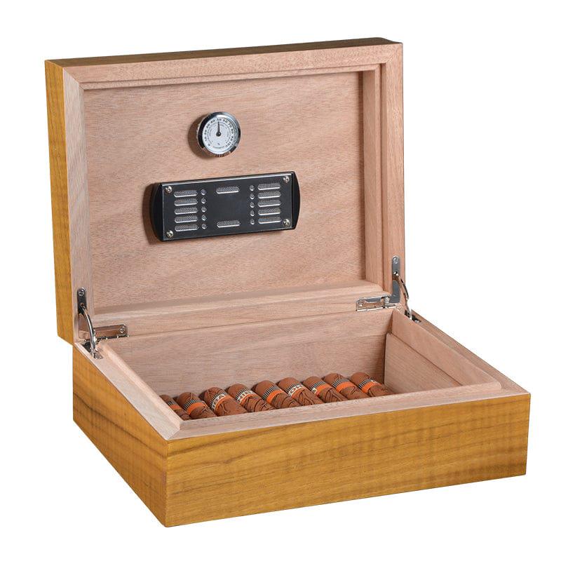 Nave Teak Humidor | 50 Cigars