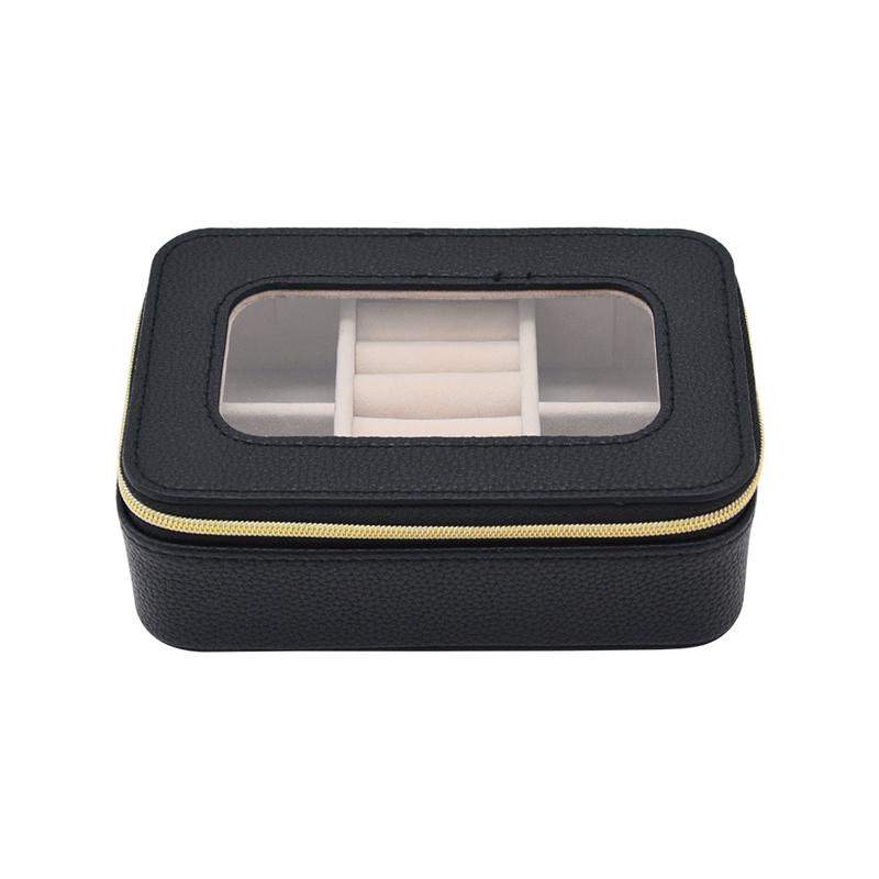 Leah Clear Top Jewelry Case