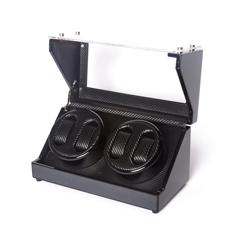 Carbon Fiber 4-Slot Watch Winder