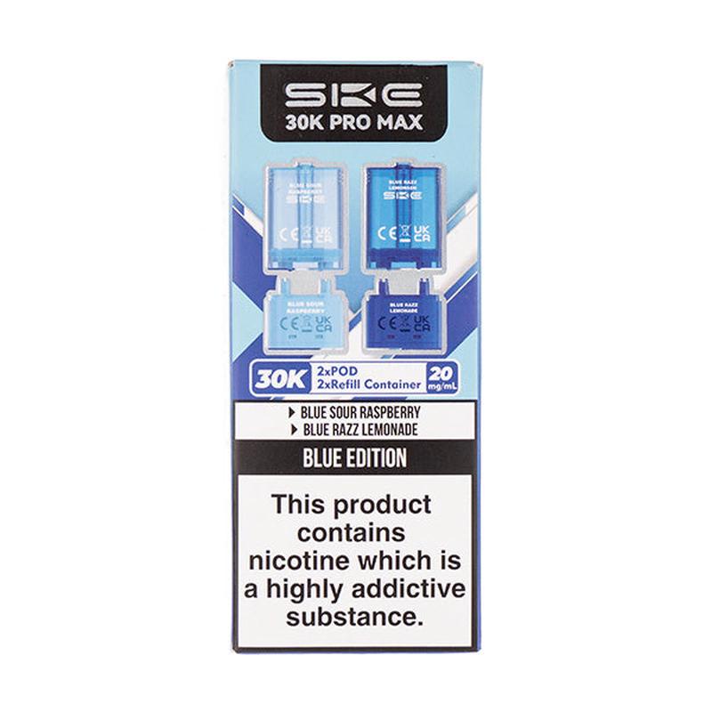 Blue Edition Pro Max 30K Prefilled Pod + Refill by SKE