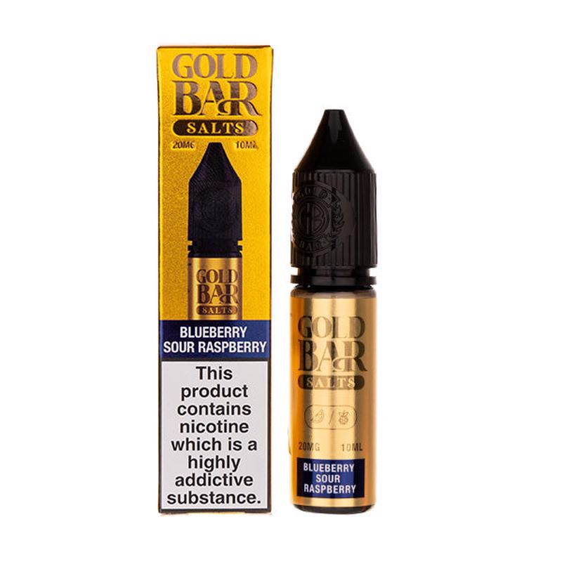 Blueberry Sour Raspberry Nic Salt E-Liquid by Gold Bar