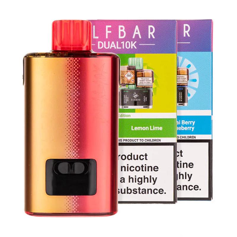 Elf Bar Dual 10k Prefilled Pod Kit Bundle