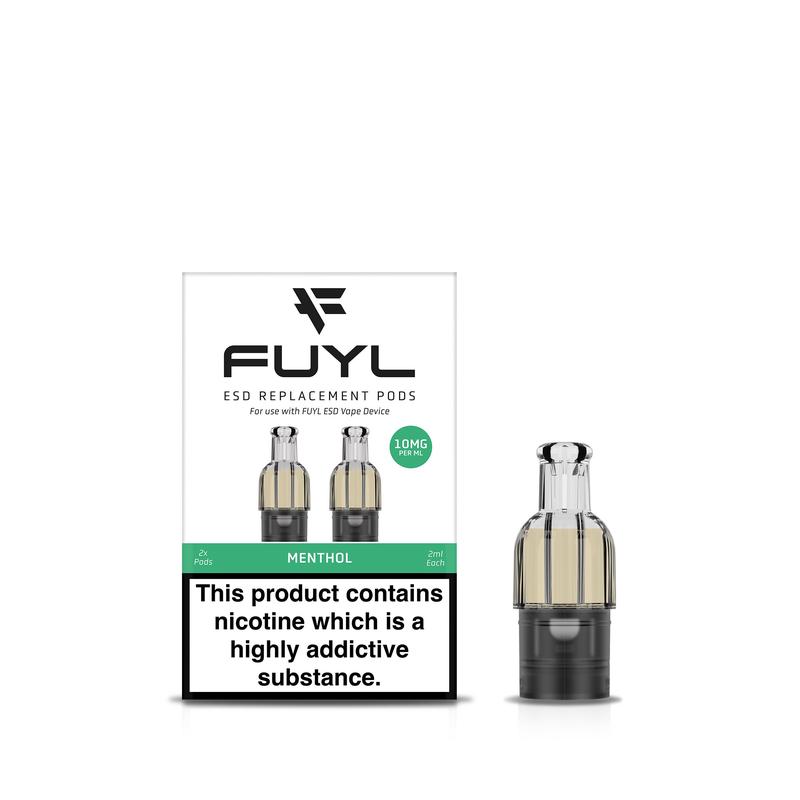 2 Pack - Menthol FUYL ESD Pods