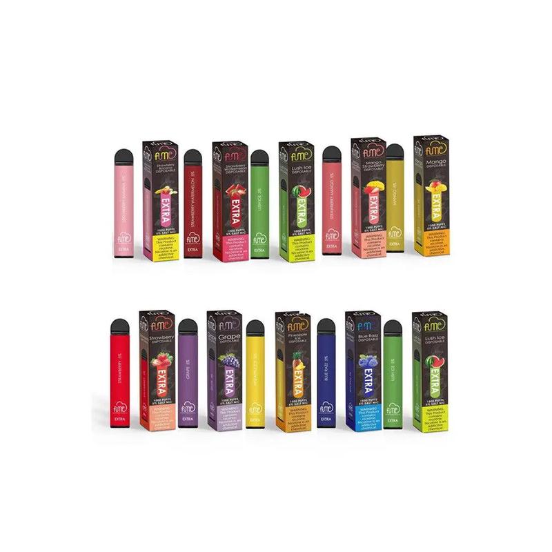 (B)Fume Extra Disposable Vape Pen - Starting at $4.95 - 1500 Puffs - 2% & 5% Nicotine